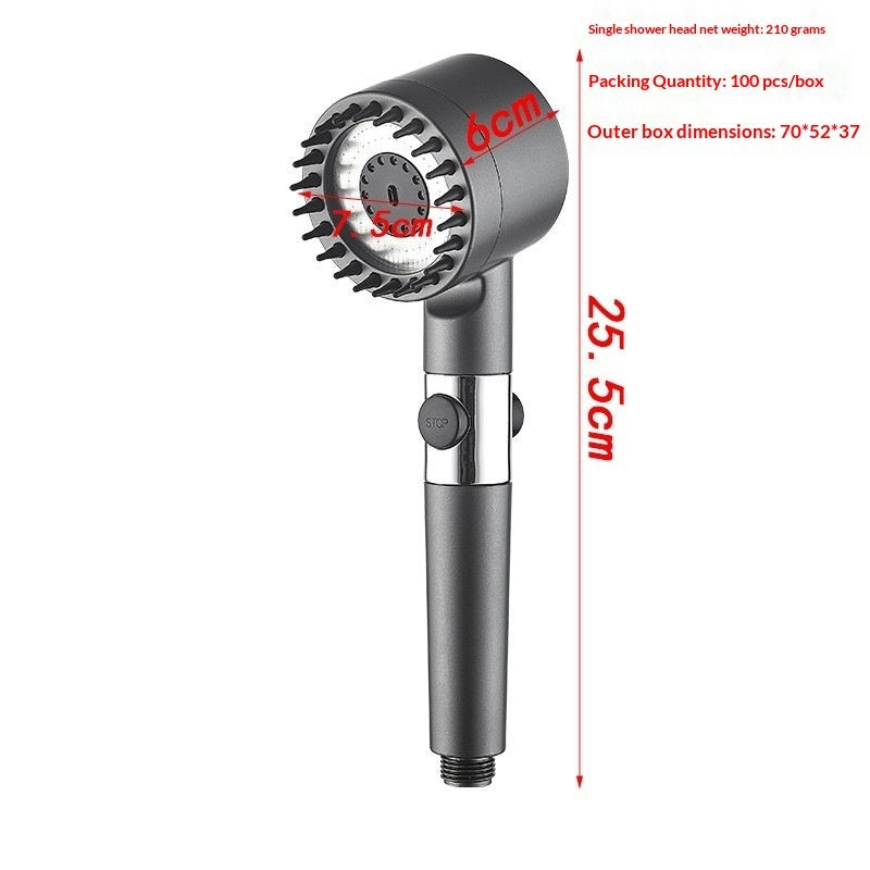 Use AquaFlow shower head